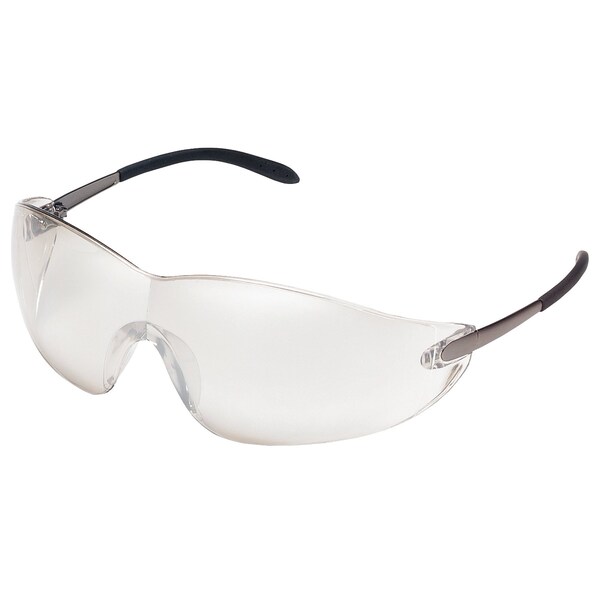 Mcr Safety S21, Safety Glasses, Duramass Hard Coat, Metal Lens, Chrome Metal Frame, Frameless, 12 PK S2119 - main